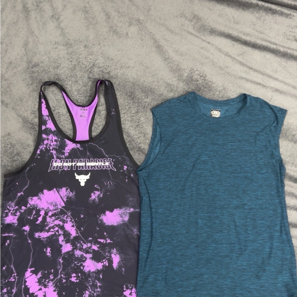 Men’s Dry Fit Under Armour & Legend Tank Tops - size medium